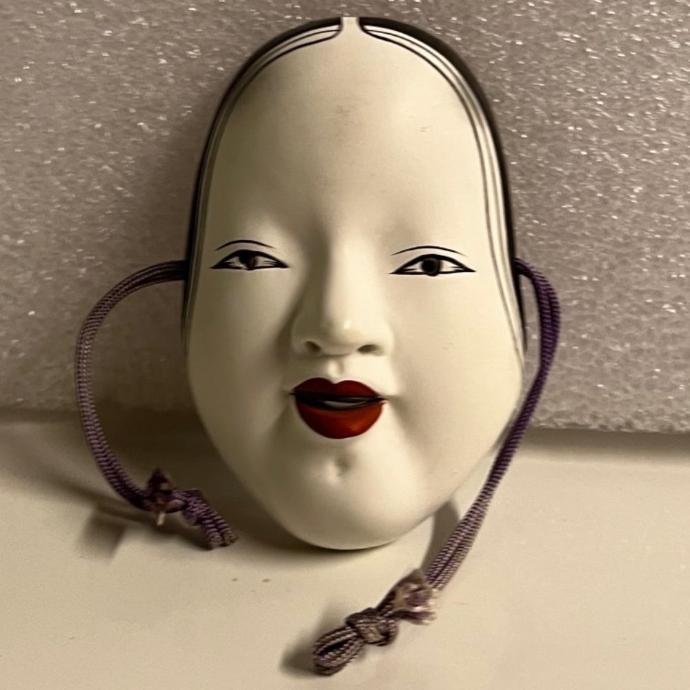 Vintage Japanese Minature Ceramic Mask
